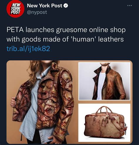 peta human leather scam